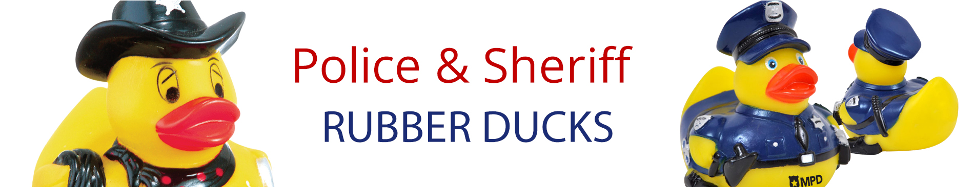 Police and Sheriff Rubber Ducks