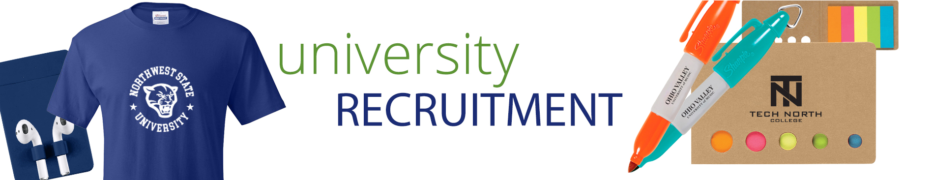 university recruitment giveaways